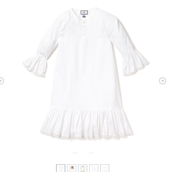 Lovely Petite Plume 100% Cotton Arabella Nightgown - Picture 3 of 10